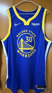 75th Nike Golden State Warriors 6冠  Curry 30 AU 球衣