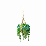 Sun-Kissed Succulent Car Charm Multi-Beaded Warm Car Pendant Accessory Charm Sunny Beaded Car Charm 