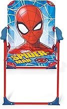 ARDITEX Spiderman Folding Chair, Outdoor Chair for Beach, Garden and Patio, Metal Frame, Plastic Arm