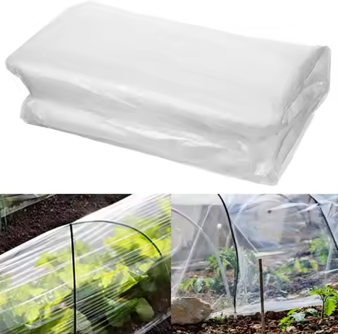 1pcs Clear Greenhouse Plastic Sheeting Transparent Plastic Film For Greenhouse Resistant Polyethylen