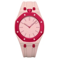 Octagonal Men's Watch Men's Watch Silicone Strap Royal Oak Joint Brand Quartz Watch