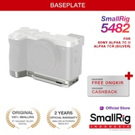 SmallRig Baseplate with Airtag Slot for Sony Alpha 7C II / Alpha 7CR (Silver) 5482