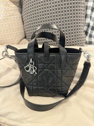 Dior Toujours Nano Handbag Dior手袋 黑色菱格紋水桶包