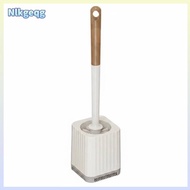 [nlkgeqg] Wall Mounted Toilet Brush Hygienic Long Handle Toilet Brush for Restroom