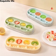 Popsicle Mold Ice Cube Mold Silicone Ice Cream Molds Popsicle Making Kit With Lid Kitchen Tools
