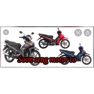 LAGENDA SRL115FI COVERSET SIAP STICKER V2 ORIGINAL GREY/Black/RM7 Red