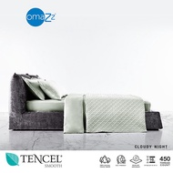 Omazz ปลอกหมอนหนุนมีปีก (2ชิ้น) Collection Tencel Smooth รหัส Cloudy Night