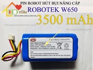 ( DUNG LƯỢNG 3500 mAh ) PIN ROBOT HÚT BỤI ROBOTEK W650 (DUNG LƯỢNG 3500 mAH ) BẢO HÀNH 9 THÁNG