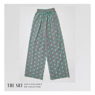 The SRT X3 TPN39 - Pants กางเกงขายาว ทรงหลวม เอวยางยืด ผ้าคอตตอนพิมพ์ลาย