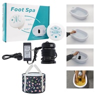 Detox Spa Massager Foldable Electric Bath Foot Calf Footspa Massage Whirlpool Care hines Lon Relieve