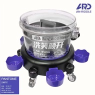 Transparent Thickened Portable Car Wash Bucket with Lid And Filter Net An-Riddle 15L Water Bucket fo