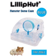 TM2061- LillipHut Hamster Hampot Hamster Cage Clear Blue