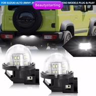 Beautylife| Car LED License Plate Light for Suzuki Alto Jimny JB23W Vitara Swift Baleno Models Plug 