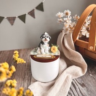 【客製全身寵物】月落屋 寵物紀念罐 骨灰罐 S號【小型犬適用】