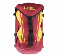 羽網球通用 RSL 球拍後背包 RB-918 多功能貼心設計 紅黃款 23X54X60 cm 登山背包 全新