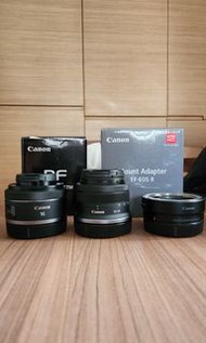Canon rf 16mm2.8, rf10-18mm,ef-ef mount