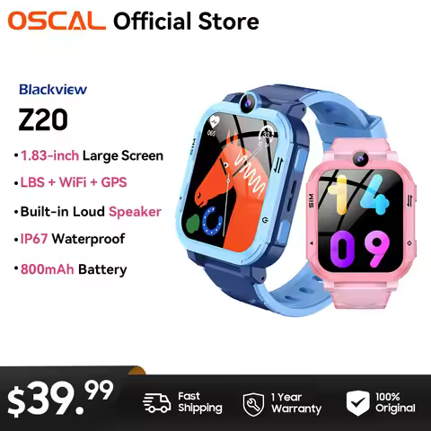 OSCAL Blackview Z20 Kids Smart Watch , GPS WIFI Video Call Child Smartwatch , Monitor Tracker Locati