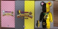 招財貓 達磨 Bearbrick 白色 招財 電鍍金色福達磨招福 黑黃色千萬両400%+100%
