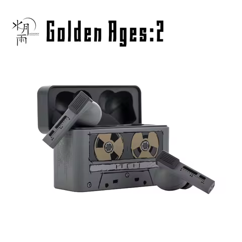 MOONDROP Golden Ages 2 TWS HiFi Wireless In-ear Earphone LDAC ANC LHDC-V Bluetooth 6.0 gaming headse