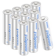 Fuspower AA Batteries 10-Pack,Double A Batteries 10-Year Shelf Life,1.5V LR6 AA Alkaline Battery for