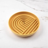 NEWEST - Slow Feeder Dog Cat Bowl Rainbow Pattern Pet Bowl Slow Pet Feeder