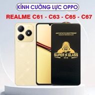 Realme C61 - C63 - C65 - C67 Super Glass nano-coated tempered Glass, limited fingerprints
