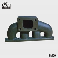 T3/T25 Turbocharge Exhaust Cast Iron Turbo Manifold For Honda D16Y D-SERIES MOTOR ONLY HU-EM09