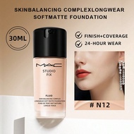Kem nền MAC Studio Fix Fluid 24Hr Matte Foundation Plus Oil Control - N12-1 Fl Oz/30 ML (Phiên bản c