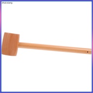1Pc Wooden Hammer Beating Gavel Toy Crab Seafood Mallet Wood Mini Hammer
