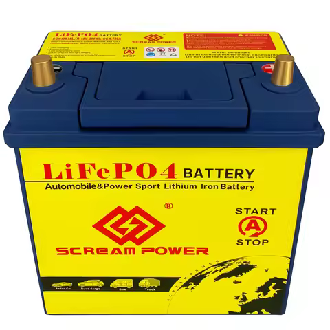 40B19L/R Carobon Automobile LiFePO4 Car Battery 12V 20Ah 680CCA Rechargeable lithium Iron battery Ju