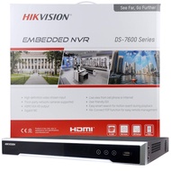 HIKCAM NVR DS-7608NI-K28P 8CH POE 8MP Embedded Plug & Play 4K NVR, H.265 2 SATA for POE Camera Secur