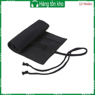 WIN Black Color School Pencil for Case Roller 12 24 36 48 72 Holes Canvas Roll Up Ma