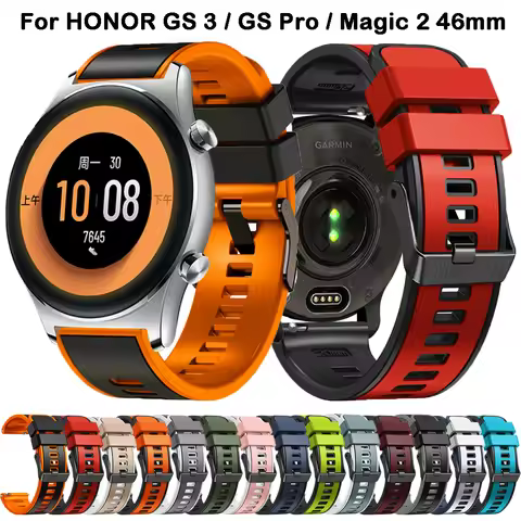22mm Replacement Strap For Honor GS 3 Smartwatch Correa Silicone Band For Honor Watch GS Pro / Honor