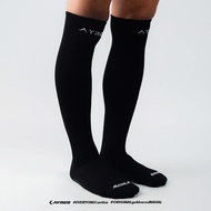 Anti-Slip Calf Length Futsal Football Socks Ayres Aquila Plain Socks Stokin Bola Sepak Stokin Futsal