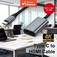 4K USB-C to HDMI Adapter, USB 3.1 Type-C Male to Female Video Converter for MacBook Tablet TV.  Peny