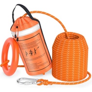 AnKun Water Rescue Throw Bag with 50/70/98FT Length of Rope in 3/10In Tensile Strength Rated to 1844