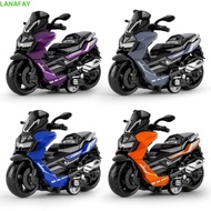 LANAFAY Motorcycle Model, Diecast Inertia Mini Motorcycle, Portable Pull-back Miniature Vehicle Toy 