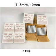 V Nails 7, 8, 10mm / Frame Nails 7, 8, 10mm Price/1strip