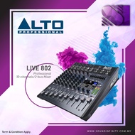 Alto LIVE 802 Professional 8-Channel 2-Bus Mixer( ALTO / MIXER / LIVE802)