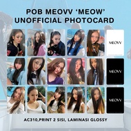 POB MEOVV THE DEBUT SINGLE ‘MEOW NGY UNOFFICIAL PHOTOCARD Ella Narin Sooin Gawon Anna Broadcast