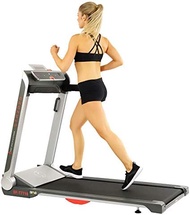 Health &amp; Fitness Strider Foldable Treadmill, 20-Inch Wide Running Belt With Optional Exclusive Sunnyfit™ App And Enhanced