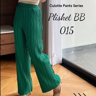 Terbaru (1/2) Celana Pensil Plisket BB / Pleats Pants Wanita Jumbo