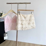 Lace Lace Skirt, High Waist, Women's Fashion Skirt