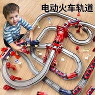 train set train toy Electric High-speed Rail Train with Track Boys Girls Assembled Model Simulation 