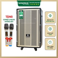 Loa Kéo Nanomax KS-12F3 Bass 30cm Công Suất 450w Karaoke Bluetooth