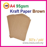 50pcs A4 Kraft Paper 95gsm / Brown Paper