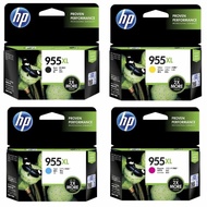 Tinta Printer HP 955XL ( Black Cyan Yellow Magenta ) Original for Printer 7720 7730 7740