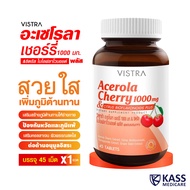 VISTRA Acerola Cherry 1000mg 45 Tablets / วิสทร้า อะเซโรลา เซอร์รี่ 1000 มก.&amp; ซิตรัส ไบโอฟลาโวนอยด์ พลัส