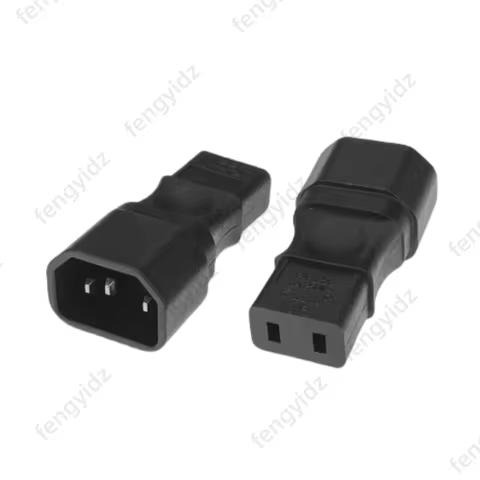 IEC320 C14 Male To IEC 320 C9 Female Power Converter AC Adapter IEC320 C14 Male To IEC 320 C9 Female