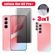 Infinix Hot 60 Pro+ Anti peeping Curved Private Tempered Glass for Infinix Hot 60 Pro Plus Hot 60 Pr